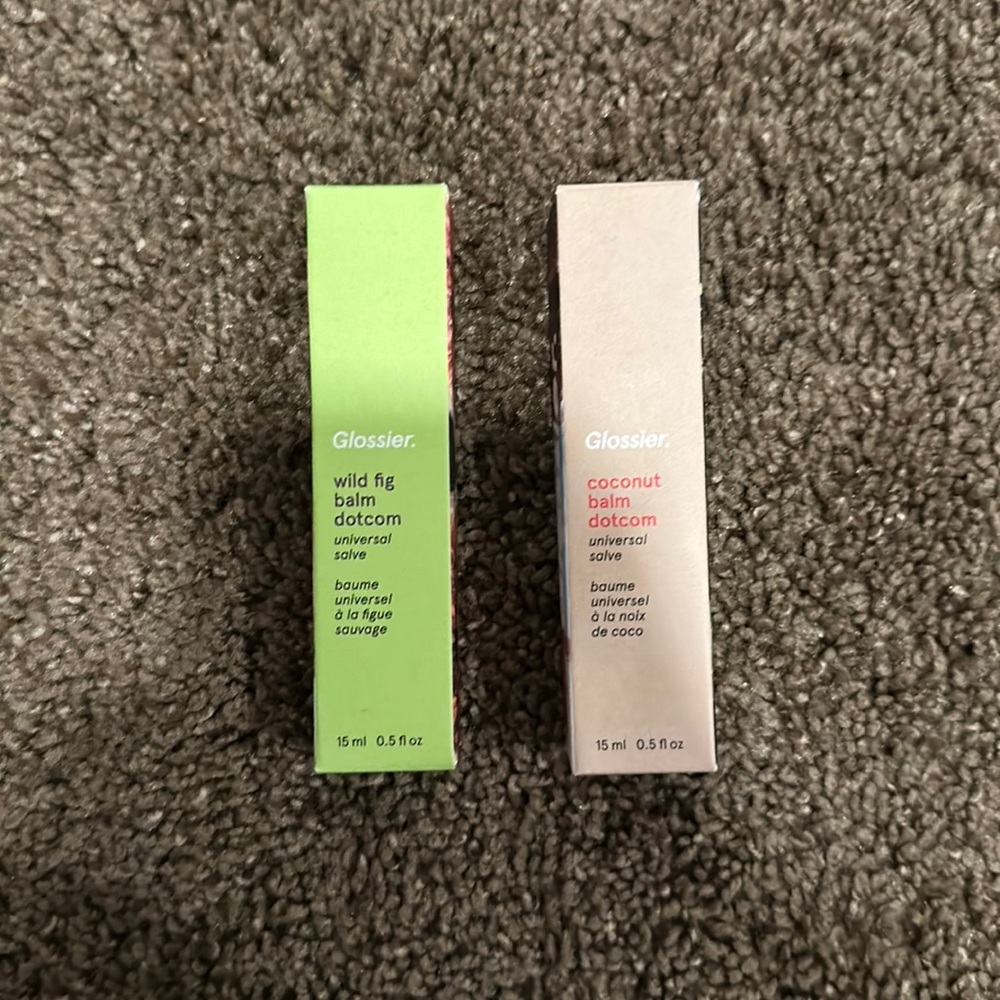 brand new glossier set of two